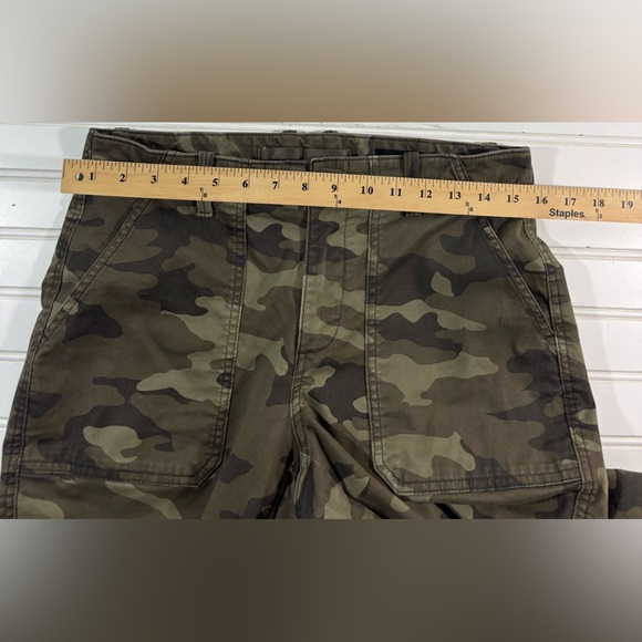 Banana Republic Slim Utility Pant Jogger Camo Womens Size 6 Zipper Ankles Casual - Picture 10 of 16